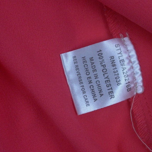 Paper Crane XS Coral Tank Top racer back - Picture 5 of 5